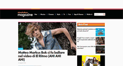Desktop Screenshot of magazine.nicktv.it